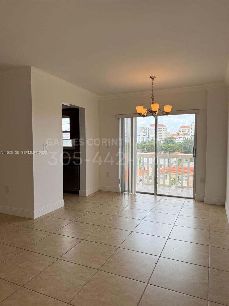 Spacious 1/1 Apartment in Boutique High-Rise in Coral Gables. Walking Distance to Miracle Mile and Coral Gables Businesses. Large apartment with 850 sq. ft of space. Large open floor plan with living/dining area. Kitchen has stainless steel appliances and granite counter tops. Bedroom has large windows and two wall-to-wall closets. Bathroom has a separate vanity area and full bathtub and shower. Over-sized balcony. Washer/Dryer in Unit. Pet-Friendly.