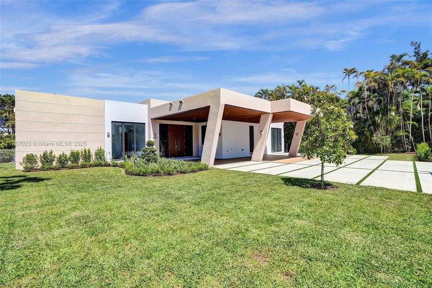 Casa Serena is a stunning one-story masterpiece that seamlessly blends modern elegance with comfort across 3,997 sq.ft of living area on a 16,117 sq.ft lot. This exquisite 6-bedroom home features a private library, separate staff quarters, and 7 luxurious bathrooms. Imagine lazy Sundays by the sparkling pool; festive gatherings in expansive entertaining areas, such as the covered terrace with a built-in Grill, or the spacious living room; or peaceful evenings in your private library. Casa Serena adapts seamlessly to your life's rhythm with its thoughtful design. Perfectly poised between tranquil suburban life and Miami's urban pulse, Casa Serena is a sanctuary with plenty of opportunities and amenities to create lasting memories. Your journey to exceptional living starts here.