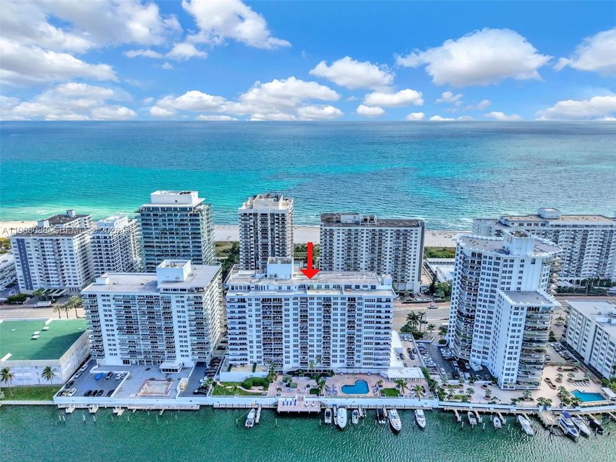 Spectacular direct water views and Miami skyline from all rooms! Amazing Sunsets from this renovated 1/1.5 unit, unfurnished, with open kitchen, stainless steel appliances, granite countertops, hardwood floors, ample closet spaces, large balcony. Unit comes with one assigned parking space in the garage and one storage space. Enjoy all amenities the Seacoast 5700 has to offer, 24 hour security, valet, gym, yoga room, heated pool, sauna, barbecue, boat dock marina, walk to the beach and the ocean. Building passed 50-year recertification, maintenance includes AC, water, high-speed internet. No short-terms rentals are allowed, pet friendly building. See Broker remarks.