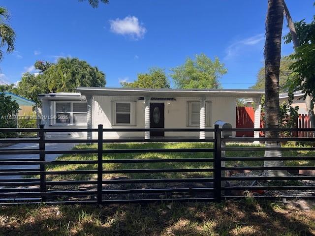 Large home in the heart of North Miami Beach, just under 2000 sqft. New roof roughly 3 years old and accordion shutters on the windows. Spacious bedrooms and updated main bathroom. Beautiful open kitchen with granite countertops, washer/dryer inside, tile floors throughout, central AC recently maintained, stainless steel appliances with 2-bedroom/2 bath guest suite with separate back entrance. Can easily be opened up to expand the original footprint. Property is fully fenced with new back gate off the alley. Plenty of parking in the front and back. Avocado tree and gorgeous Poinciana Tree. Centrally located, close to I95, stores and retail. Call/Text/Showing Time to make an appt between 3-7pm Monday to Thursday.