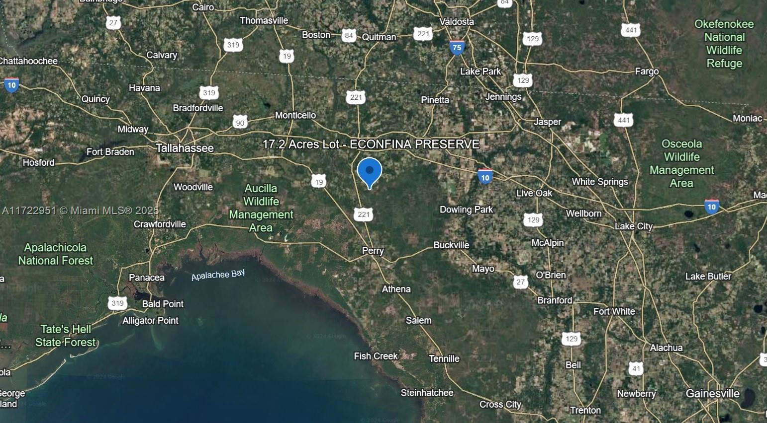 Econfina Preserve URS in the city of Perry, Florida to create your own oasis out of the noise of the congested cities! 17.2 Acres to create your dream house or country bunker with unlimited imagination with all the space here. The Lot is next to main street and been north of Taylor County is 20 min to Highway I-10.