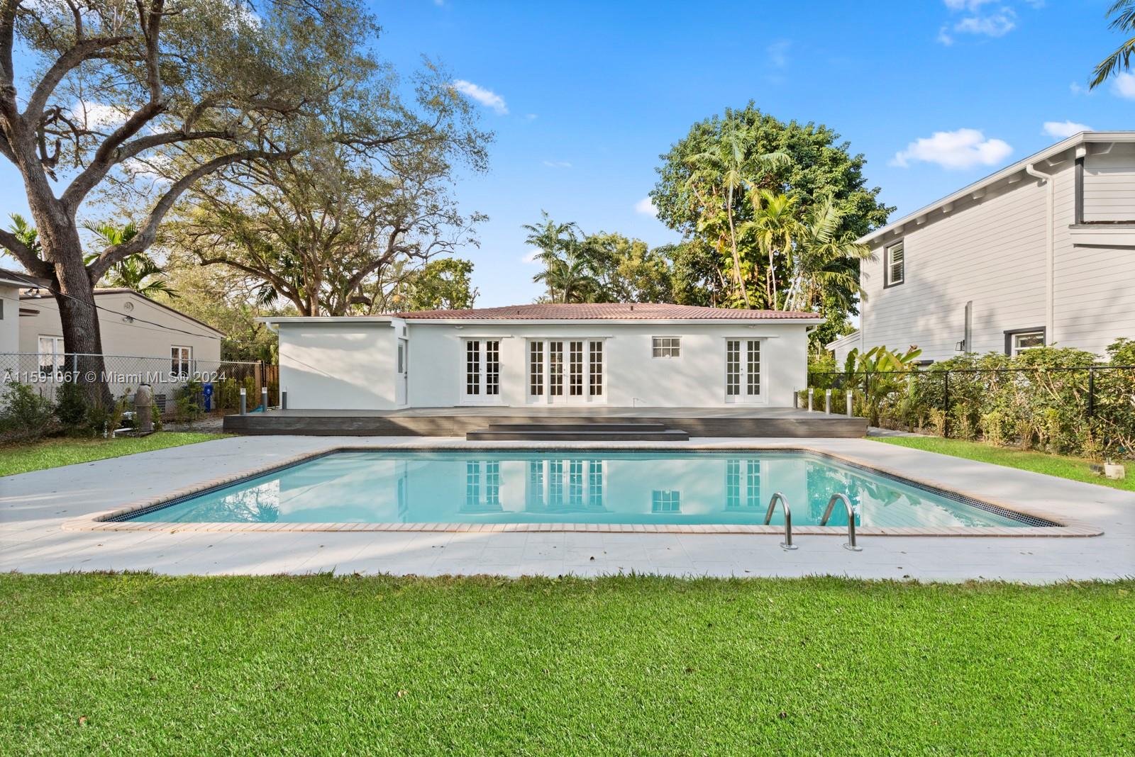 *LARGE POOL* FANTASTIC 3 BEDROOM 2 FULL BATH + LAUNDRY ROOM SOUTH GROVE BEAUTIFUL HOME. RECENTLY UPGRADED AND WITH BRAND NEW LANDSCAPING WITH IRRIGATION SYSTEM. THIS HOUSE HAS A BEAUTIFUL SWIMMING POOL, BRAND NEW POOL DECK, AND PLENTY OF BACKYARD AND FRONT YARD SPACE FOR SOCIAL GATHERINGS. LOTS OF NATURAL LIGHT, PLENTY OF DRIVEWAY PARKING SPACE, AND STORAGE SPACE.GREAT SOUTH GROVE LOCATION. MINUTES AWAY FROM MERRIE CHRISTMAS PARK, SUNSET ELEMENTARY. COCOWALK. THE UNIVERSITY OF MIAMI. CORAL GABLES.