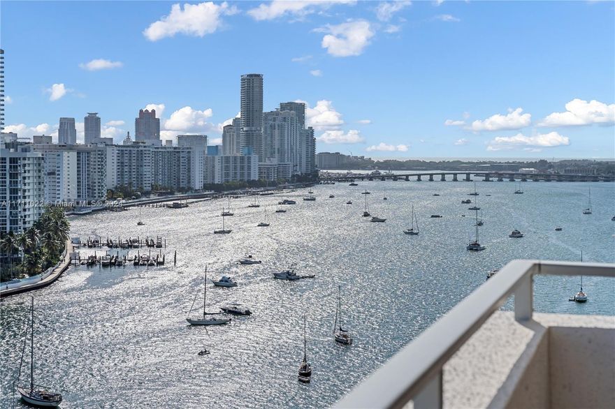 This beautifully maintained Costa Brava 2-bed, 2-bath condo in Belle Isle offers breathtaking skyline and bay views from a private balcony.  Enjoy a designated parking spot and top-tier amenities: a heated pool, gym, and rooftop terrace with 360° views. Extras include bike storage, a community room, vehicle wash area, on-site EV chargers, and a pet rest area. Unit 1908 recently sold for $300K more, making this an incredible opportunity! Move in or renovate! Walk to Sunset Harbour’s shops, dining, and parks, with easy access to South Beach, Brickell, and Downtown Miami.