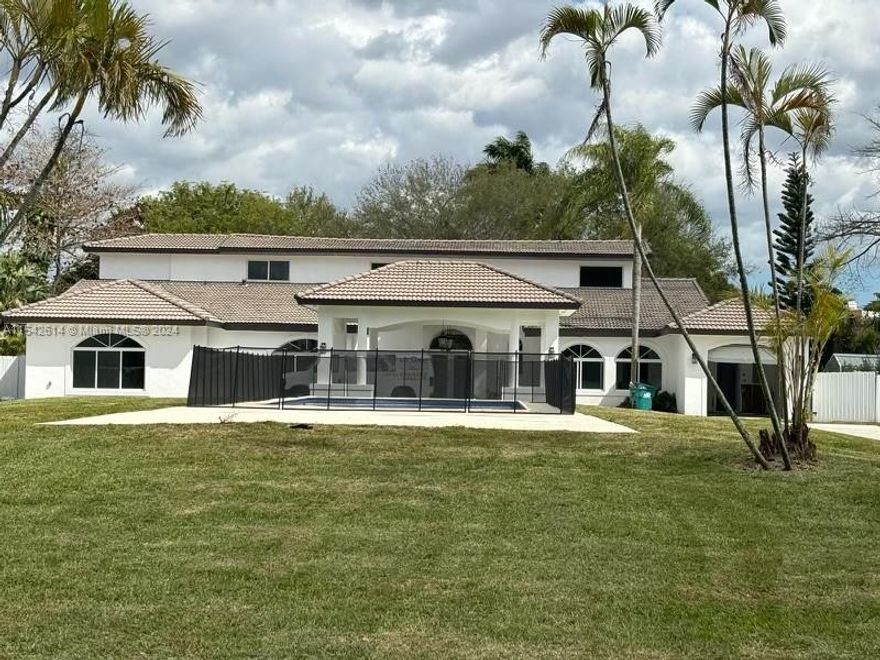 Welcome to this absolutely stunning fully renovated (all permitted) 4 Bedroom, 4 Bath home located in the highly sought out after Belen area. This beautiful home is located near local shopping centers, great schools and much more. The home has a very modern ambiance with a fully updated kitchen with an abundance of storage space with a kitchen island, high ceiling. Home has an outstanding pool area with beautiful garden views very spacious for boats/rvs/ext. New Roof, Fully Impact windows. Do not miss out on this wonderful opportunity to invest in the home of your dreams. Call Listing Agents to schedule private showings with a 24hr notice.