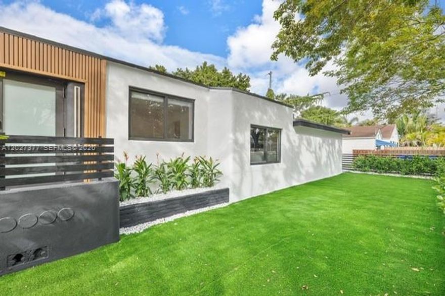 Totally remodeled nice and large single family home for sale in the very well know trendy and historical area "Design District". Partially furnished. Large 3/ 2 + Den. Close to great schools. 10 minutes from the beach, from "Down Town" , from the Miami International Airport. This will be the perfect home for demanding buyers or investor. Easy showing.