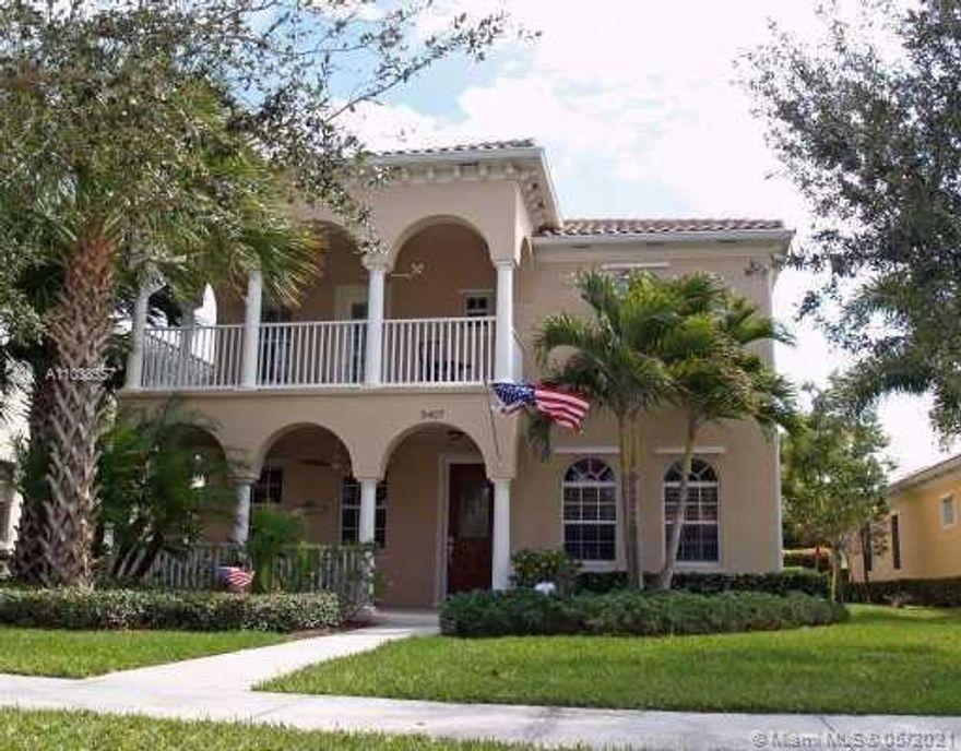 Swim all year around in your heated pool in this outstanding well maintained four bedroom single family home in desirable Tuscany! One of the most popular Divosta built models offers flexible living spaces. Kitchen is light and bright with white refrigerator, stove, dishwasher, microwave and corian counters and island with breakfast dining area. Family room boasts triple sliders ideal for large open indoor/outdoor entertaining. The beautiful custom gas heated pool is elegantly surrounded by large covered space. Pool service and lawn service is included in rent. Spacious master bedroom has his/her closets with built-ins and adjoining master bathroom with Roman tub and separate shower. Guest bedrooms have access to large front covered balcony.