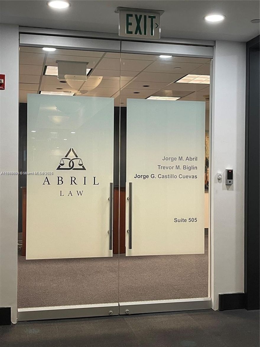 Prime office space in the heart of the Brickell Financial District! This exceptional workspace features a welcoming reception area with a dedicated secretary station, four private offices, a spacious conference room, an eat-in kitchen, and additional open-concept workforce space.

Located at a prestigious corner near Brickell Avenue, South Miami Avenue, and Coral Way, this office offers unmatched accessibility with easy access to major roads and public transportation. A rare opportunity office space in one of Miami’s most sought-after business hubs!