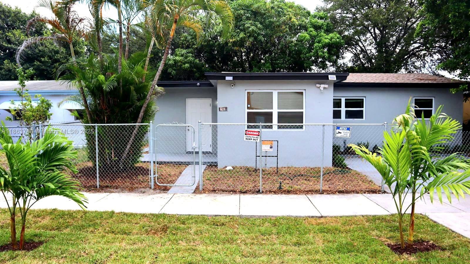 Beautiful 3 bedroom 1 bath home, fully renovated, with floors, kitchen, bathrooms, and an open kitchen concept. Perfect for your first home investors. With a prime location near I95, very close to Fort Lauderdale beaches, shopping, and restaurants. You can't miss this brand new home in an excellent location. Contact Gloria Chenlo. 305.713.7170 via text for showing.