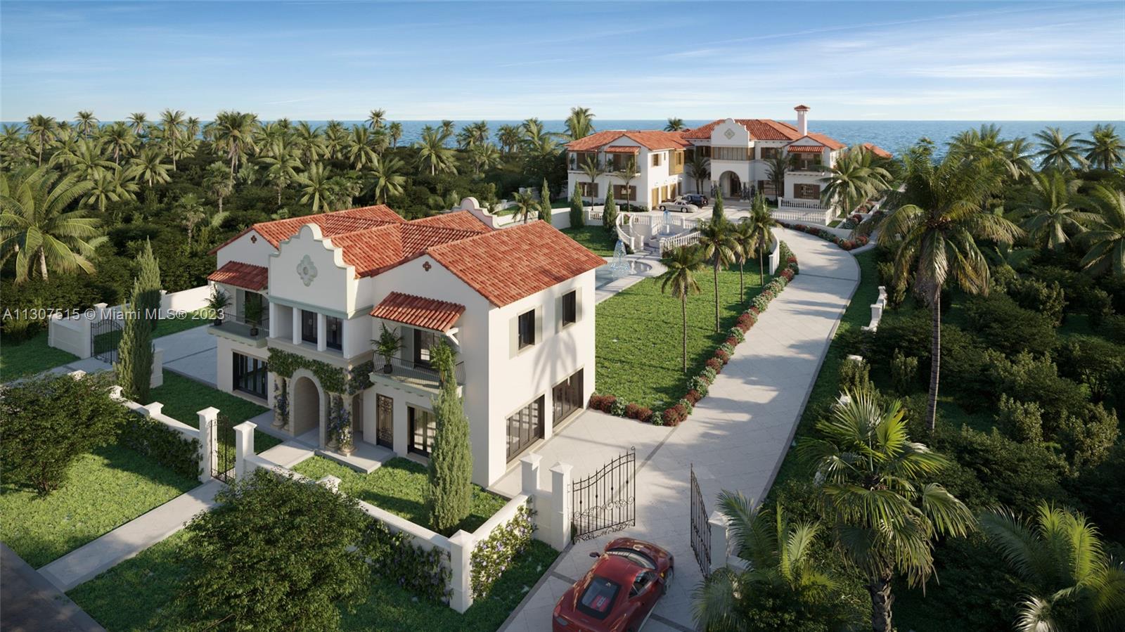 Welcome to Villa Azur. A 16,000sf +/- 12 beds 13 baths + 2 powder rooms Mediterranean estate that includes a 4 bed guest house and a 1 bed 1 bath pool house. Dive in the opulence of the Addison Mizner era, with a blend of classic charm and modern elegance. The outdoor oasis, with 150' of direct ocean frontage and an infinity edge pool will leave you breathless. Symmetrical design, offering a sense of balance and harmony. Indulge in the finest dining experience in the stunning loggia, or relax in the Champagne Room, taking in the magnificent sunsets. The gym, library, theater, game room, and 1k bottle wine cellar provide endless entertainment possibilities. Villa Azur is a masterpiece sitting on the highest point in Manalapan making it the best deal out there.