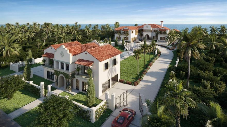 Welcome to Villa Azur. A 16,000sf +/-  12 beds 13 baths + 2 powder rooms Mediterranean estate that includes a 4 bed guest house and a 1 bed 1 bath pool house. Dive in the opulence of the Addison Mizner era, with a blend of classic charm and modern elegance.  The outdoor oasis, with 150' of direct ocean frontage and an infinity edge pool will leave you breathless. Symmetrical design, offering a sense of balance and harmony. Indulge in the finest dining experience in the stunning loggia, or relax in the Champagne Room, taking in the magnificent sunsets. The gym, library, theater, game room, and 1k bottle wine cellar provide endless entertainment possibilities. Villa Azur is a masterpiece sitting on the highest point in Manalapan making it the best deal out there.