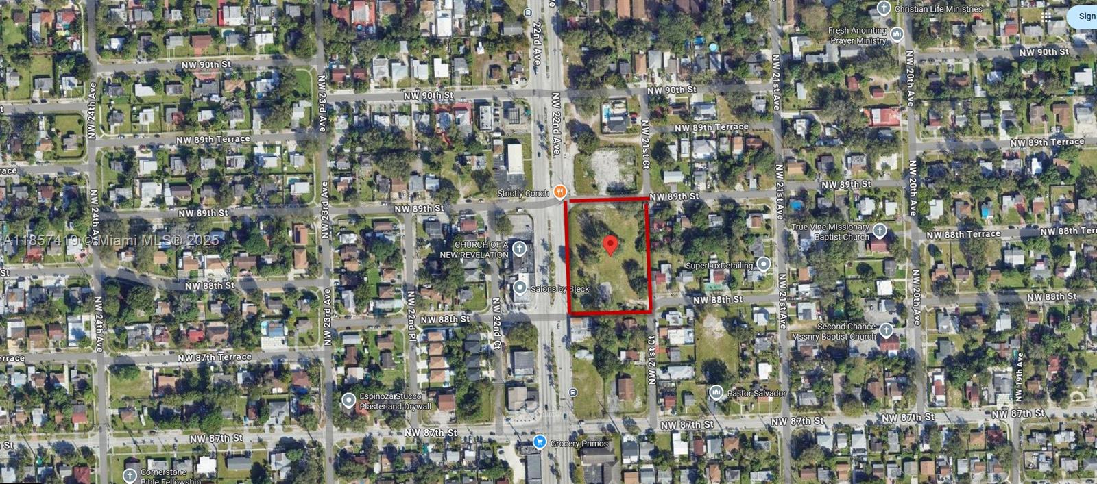 1.61 Acres Proposed project is 8 Floors 120 units with 10 retail space below the buildings
Located in 8801 NW 22 Ave Miami, FL