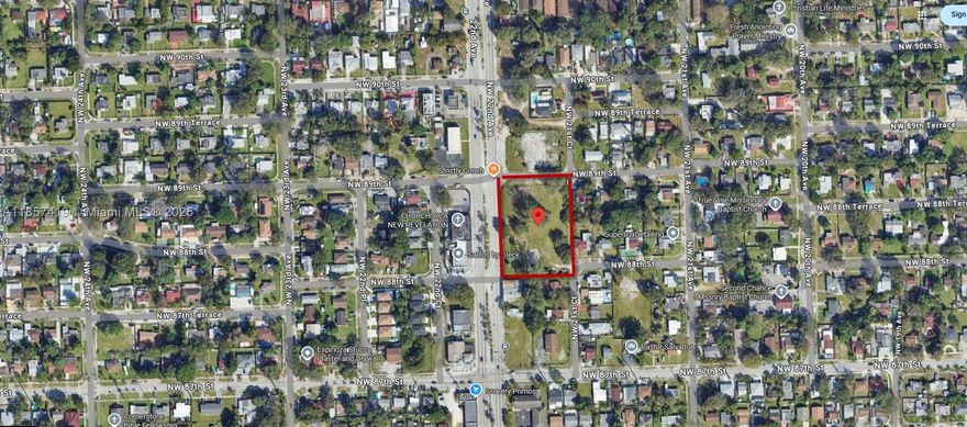 1.61 Acres Proposed project is 8 Floors 120 units with 10 retail space below the buildings  
Located in 8801 NW 22 Ave Miami, FL