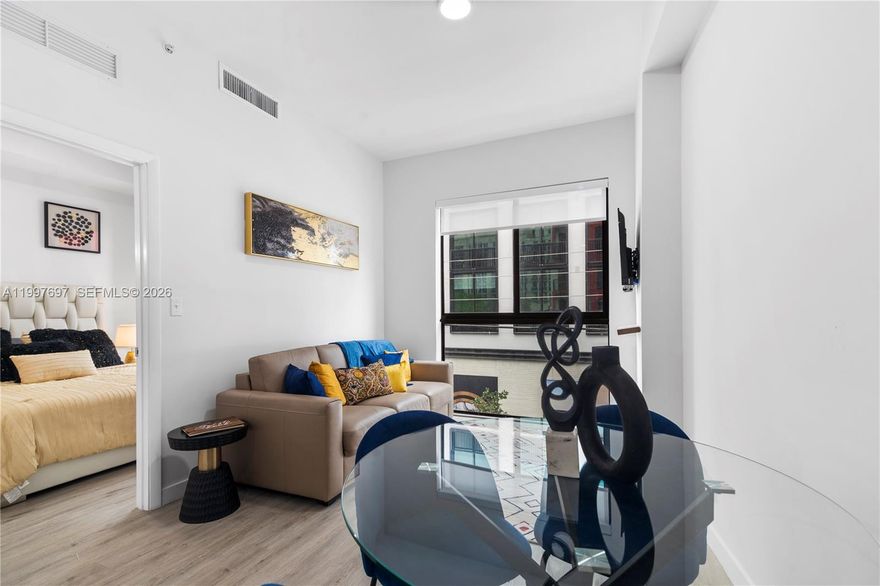 Experience the vibrant Miami lifestyle in this beautifully designed, fully furnished residence in the heart of Wynwood. This modern unit features an open-concept layout with high-end finishes, a sleek kitchen with stainless steel appliances, and bright, inviting living spaces. Washer and dryer in-unit for ultimate convenience—truly turnkey, just bring your suitcase! Enjoy being steps from world-famous street art, trendy cafés, boutique shops, and some of Miami’s top dining and nightlife. Prime location just minutes from the Design District, Midtown, Downtown Miami, and Miami Beach, with easy access to major highways. Schedule your private tour today!
