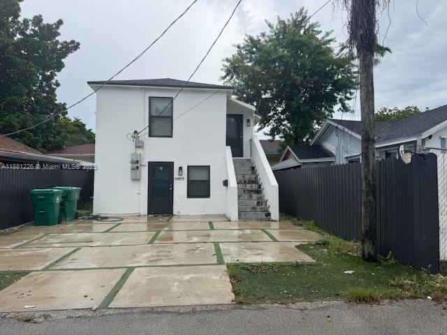 Newly remodeled 2 bedroom 1 bath duplex - SECOND FLOOR UNIT FOR RENT. Stainless steel appliances in your kitchen. Centrally located close to River Landing Mall, Miami River, Jackson Memorial Hospital, University of Miami Hospital, Downtown & Miami Int'l Airport. No HOA APPROVAL. Water and trash included. Shared washer and dryer for both units. Section 8 Welcomed.