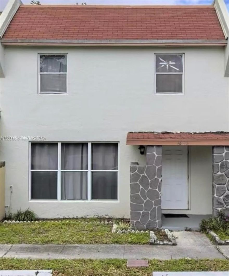 Spacious townhouse 3 beds 2.5 bath close to highway and stores in the heart of North Lauderdale. This home is perfect for investors looking  for reliable cash flow rental property last rent $3055 section 8 with potential for $3400 per 3 bedrooms current voucher for zip code 33068. The property is completely ready and just passed annual inspection of section 8, ready for new tenant. 

Recents upgrade: All electrical being upgraded. Recently renovated second floor with waterproof laminate, floor also the flat roof with many years ahead none issues.