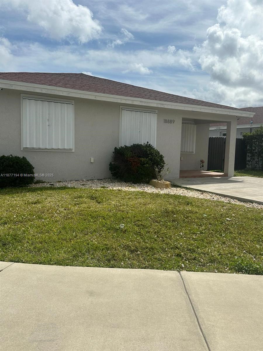 Immaculate 4-bedroom, 2-bath corner home for rent in Miami Gardens! This move-in ready property includes electricity in the rent, offering convenience and savings. Featuring a spacious kitchen with wood cabinets, granite countertops, and stainless steel appliances, plus ceramic tile floors throughout, this home is both stylish and easy to maintain. Enjoy the added convenience of a washer and dryer, along with accordion shutters for peace of mind. The home is immediately available, offering an excellent opportunity for comfortable living in a great location. Contact the listing agent to schedule a showing with 24 hours’ notice. Please do not disturb current tenants—no exceptions.
