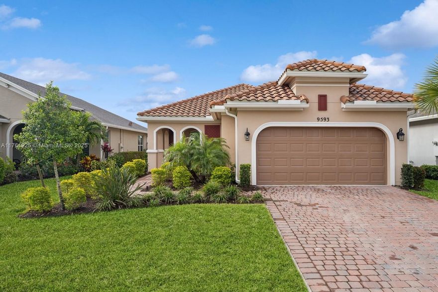 Price Further Reduced!! - Beautiful 3/2 home in the well-designed, sought-after community of Vitalia at Tradition. Impact windows throughout, and a covered and screened back patio which overlooks the lake for your enjoyment. Nicely designed Island kitchen with upgraded appliances. Porcelain floor tiles throughout. Enjoy resort-style living at an affordable price. Beautiful clubhouse featuring a large resort-style pool and many more amenities. Come and see!!!. Your buyers will love this one. Priced for quick sale. One of the best values for this community.