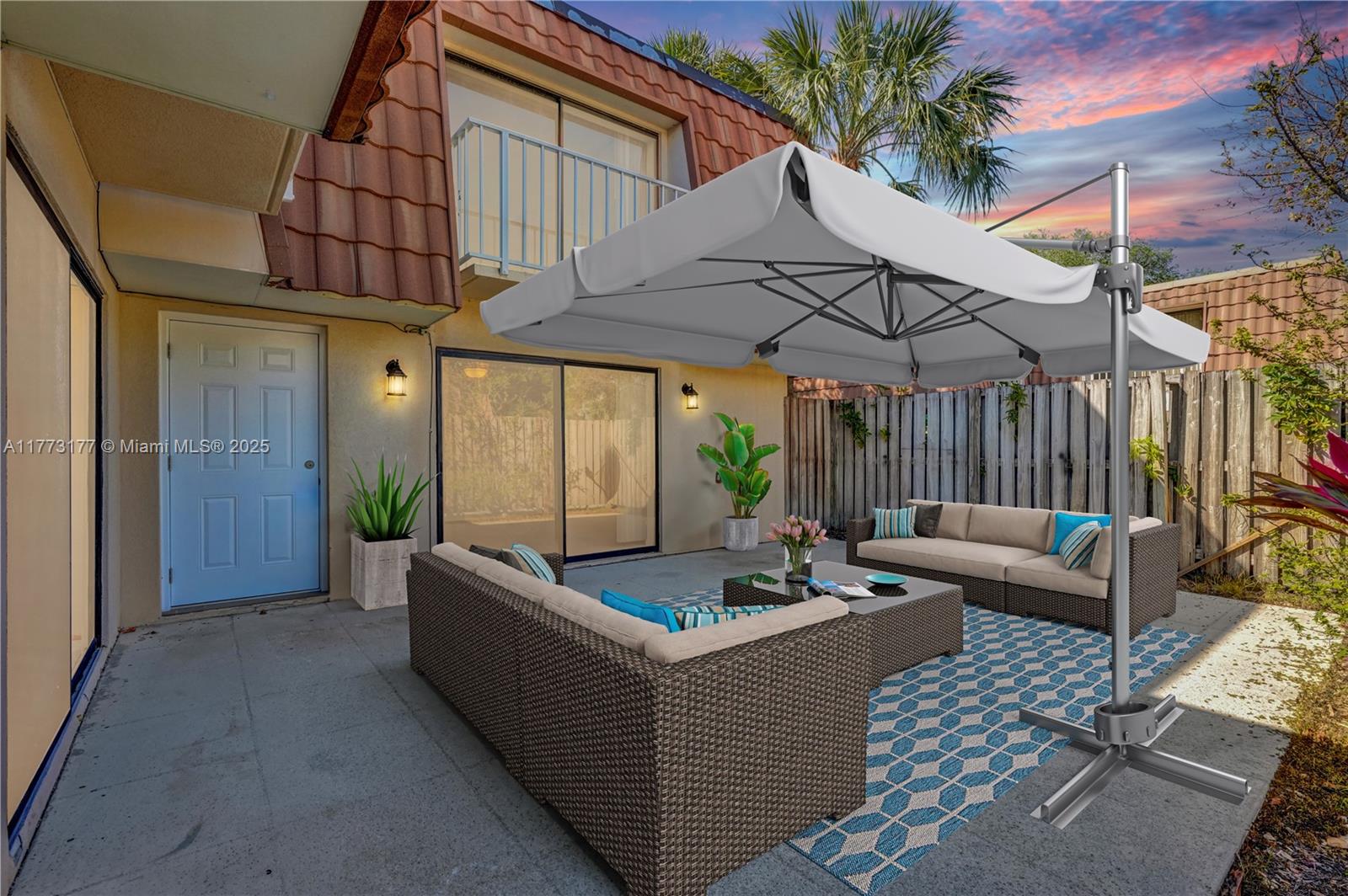 Fabulous opportunity to own in Waterside Luxury Townhomes, WPB - featuring 2 bedrooms/2 baths + 1 half bath, full-sized washer and dryer, and a private fenced yard. Both bedrooms are located on the 2nd floor and have balconies overlooking the private/fenced courtyard which is perfect for relaxing, BBQing or entertaining. The townhome has assigned parking spaces plus community guest parking. The community is surrounded by lakes and has amenities that include a recently renovated pool, an exercise room, tennis courts that are in the process of being renovated, and an on-site property manager. 2 pets/25lbs max ea. Waterside is located a few miles from Palm Beach International Airport, WPB Brightline Station, and Downtown WPB, and is conveniently located near shopping, dining, & major highways