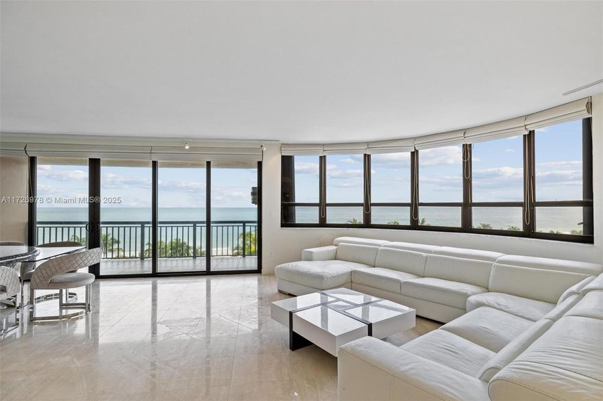 SOUTHEAST CORNER IN BAL HARBOUR NOW AVAILABLE! Large 3 bedroom with 2 ½ baths. Needs TLC. 2 balconies, excellent storage and closet space, full shutters. On the beach, close to shopping, A+ rated schools and houses of worship. Full-service building in with onsite management in prestigious Bal Harbour. Recently remodeled lobby and amenities. Building pool will be closed for another year, construction going on pool deck.