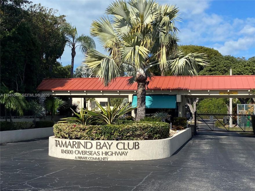 Two Master suites at this unique gated community. Boat dockage available for up to a 34' boat. Two heated swimming pools and a boat ramp on the property. Greatest Bayfront sunsets at this location. A chef's gourmet kitchen here with abundant space to create great memories around the tile counters top bar area. Luxurious marble floors guide you thru this spectacular location at this fully furnished one floor unit. Abundance of storage with a laundry area also. Two pets allowed. Insurance is 10,423 and paid in three payments  separately