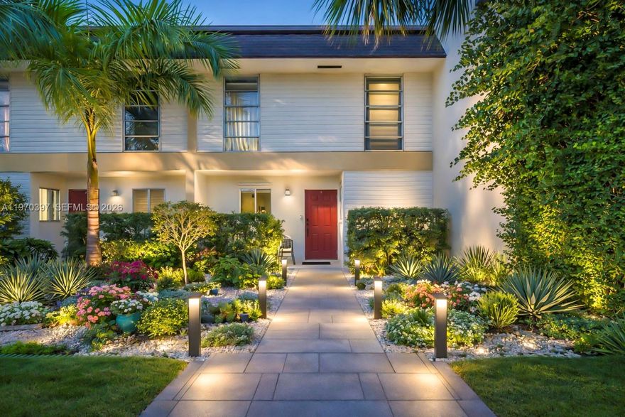 Beautifully renovated 3BR/2.5BA garden apartment townhouse in Hollywood Gardens Condo offering modern elegance and upscale finishes throughout. This move-in-ready residence features a bright, open first floor enhanced by oversized porcelain tile flooring that creates a sleek and sophisticated ambiance. The stunning European style kitchen is thoughtfully designed with quartz countertops, contemporary cabinetry, and premium finishes perfect for everyday living and entertaining.

Upstairs, spacious bedrooms provide comfort and functionality, complemented by custom-built closet interiors for exceptional organization and storage. Stylish zebra blinds add a designer touch to each room while maintaining privacy and natural light control.

Enjoy tranquil garden views and the convenience of two or more assigned parking spaces. Ceramic and tile flooring throughout ensures durability and easy maintenance.

A true blend of comfort, style, and modern luxury living. Don’t miss this opportunity schedule your private showing today!