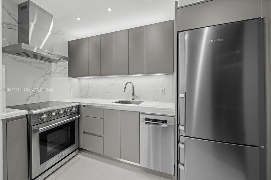 Prepare to be amazed when you step into this completely gut renovated DIRECT OCEAN facing unit in the heart of Brickell. No expense was spared in this spacious 2 bedroom/2 bathroom unit equipped with state-of-the-art appliances, beautiful quartz countertops and more. The warmth of the neutral tones and finishes are matched only by the sunlight that enters this amazing space. The unit has brand new fully-impact windows and custom millwork in the entryway and master bedroom. The Four Ambassadors offers two Olympic-sized swimming pools, a poolside restaurant, jacuzzis, a spa, a hair salon, a bakery and cafe and world-renowned upscale restaurant Delilah.