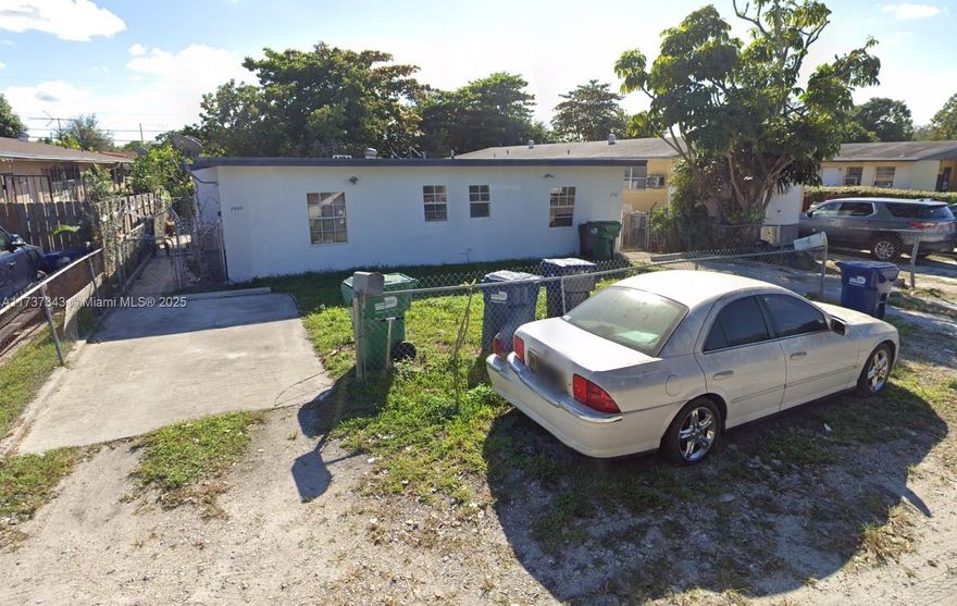 Prime investment opportunity in the heart of Miami! This spacious duplex features 2/1 units on each side, both currently rented. Each unit offers ample living space and a great yard. Zoned for up to 9 units, offering excellent development potential. Drive-by is OK, but please do not disturb the current tenants. Located just minutes from I-95, shops, schools, and supermarkets. Don’t miss this incredible chance to invest or live in a thriving area with solid income potential!