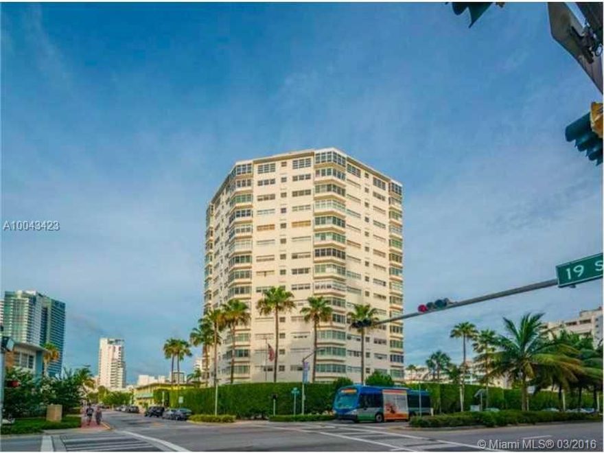 LOCATION, LOCATION, LOCATION, DIRECTLY IN FRONT OF THE UP AND COMING NEW MIAMI BEACH CONVENTION CENTER.  ENJOY THE SOUTH BEACH LIFESTYLE!  THIS 3 BEDROOM CONDO IS READY FOR THE DISCERNING BUYER.  IT IS A GREAT PIED-A-TERRE FOR AN OUT OF TOWN BUYER OR A WONDERFUL 3 BEDROOM CONDO FOR AN EXECUTIVE THAT WOULD LIKE TO LIVE IN THE HEART OF SOUTH BEACH.  COMPLETE WITH BUILT-IN ALFA SYSTEM CLOSETS, WASHER/DRYER INSIDE UNIT, AND NEW IMPACT WINDOWS THROUGHOUT. POOL, GYM, 24 HOUR VALET SERVICE INCLUDED.