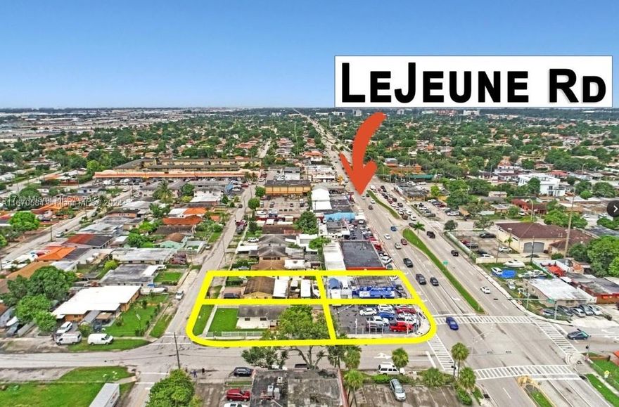 MULTI-FOLIO SALE!!!! 4 properties available with possible re-zoning opportunity !! Great properties with amazing potential to make this a residential or commercial income property. Can use for multiple residential units and/or commercial building. Amazing location for maximum exposure. Right off of LE JEUNE!!! where no one can miss it!!! Homes will not be sold individually, this is a PACKAGE DEAL!!!!Don't let this grand opportunity pass you by!!! For more information, you can refer to other listing ML# A11670498, ML#A11669790