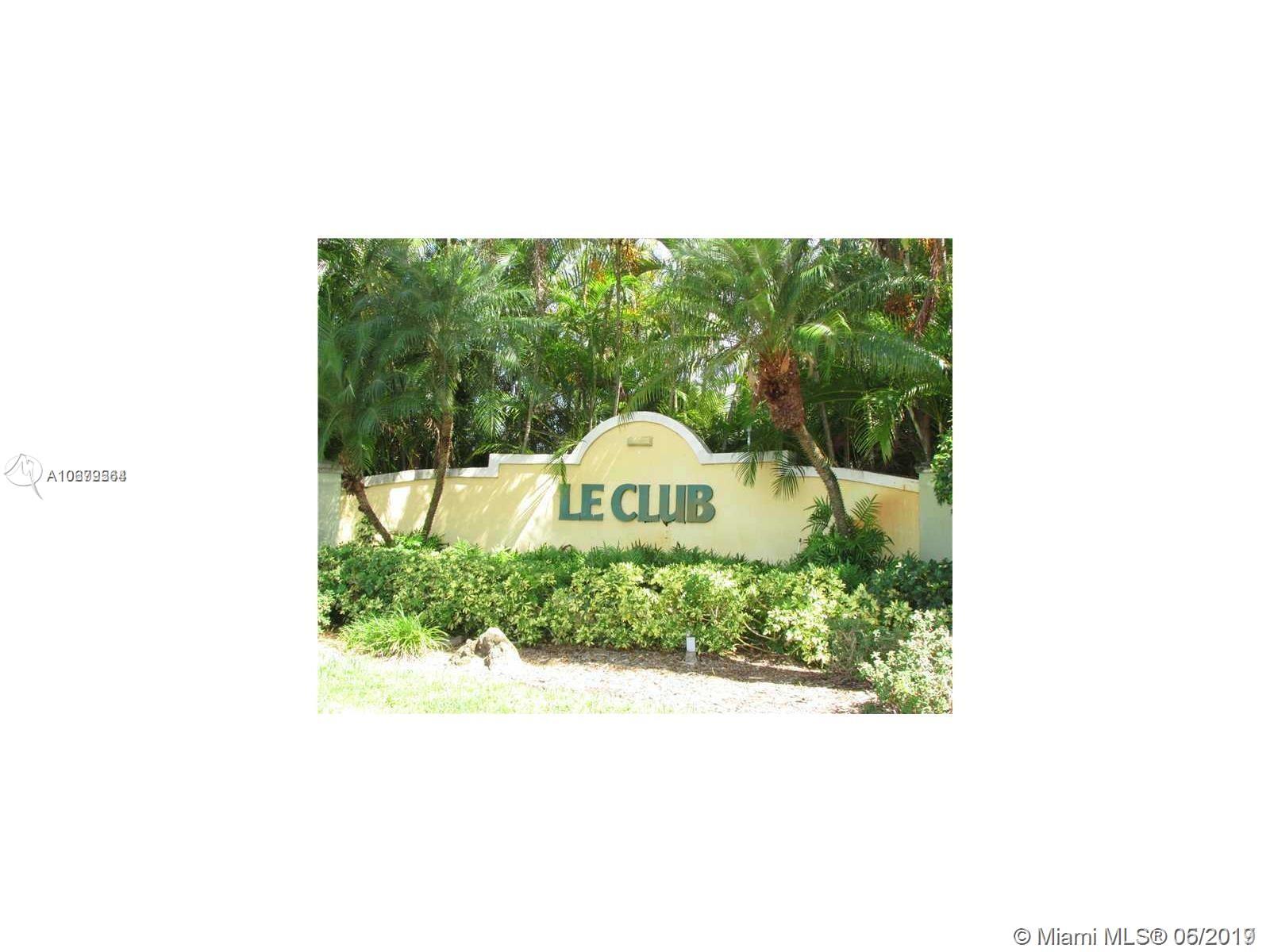 LE CLUB AT OLD CUTLER CON - Residential Lease