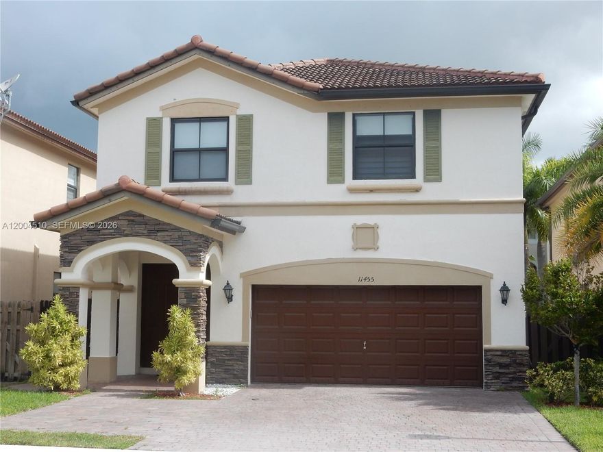 Spacious and beautifully maintained 5-bedroom, 4.5-bath home located in the highly desirable St. Moritz Estates community in Doral. Featuring approximately 2,850 sq ft of living space, this residence offers a functional open layout, tile flooring, generous living and dining areas, and a 2-car garage. Ideal for families or entertaining, with spacious bedrooms and multiple en-suite baths. Prime location close to top-rated schools, parks, shopping, dining, and major highways for easy access throughout Miami. A rare opportunity to own in one of Doral’s most sought-after neighborhoods!