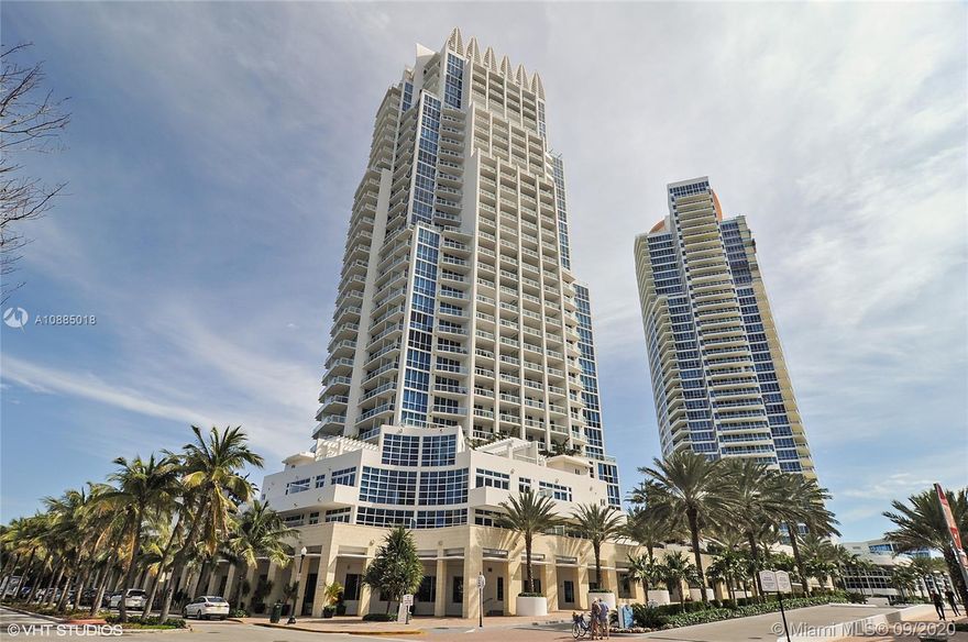 Sophisticated 2 bedroom, 2.5 bath condo in Continuum North Tower located in vibrant South Beach! Beautifully appointed, high volume ceilings, gleaming marble floors, impact glass. Sleek state of the art kitchen. Extensive balcony offers spacious outdoor space with amazing water and city views. The Continuum features upscale amenities: concierge, security, two resort style heated pools, fitness gym, restaurant, and valet 24/7!! Live like royalty, soaking in the Sobe lifestyle, and enjoy all the international dining, shopping, and night life that South Beach is so known for!