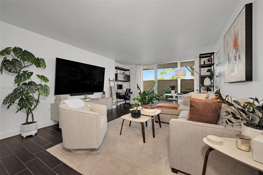 This is the one you’ve been waiting for!
Welcome to this STUNNING 2-bed, 2-bath CORNER condo on the highly desired first floor in Gardens of Kendall!
Completely remodeled, this home features sleek tile flooring throughout and a bright, open-concept layout perfect for modern living. The gorgeous all white kitchen boasts soft close cabinetry, an extra-large quartz countertop, and stainless steel appliances ! A dream for both cooking and entertaining. Enjoy peace of mind with ALL impact windows and doors, Both bathrooms are beautifully updated, and the spacious primary bedroom offers a walk-in closet plus elegant plantation shutters.
One of the best features? This rare first-floor unit includes a large private patio with its own entrance; ideal for relaxed evenings, morning coffee, or hosting family and friends.
All of this in a PRIME location near Miami Dade College, major highways, shopping, dining, and more.
This one checks all the boxes, don’t miss it!