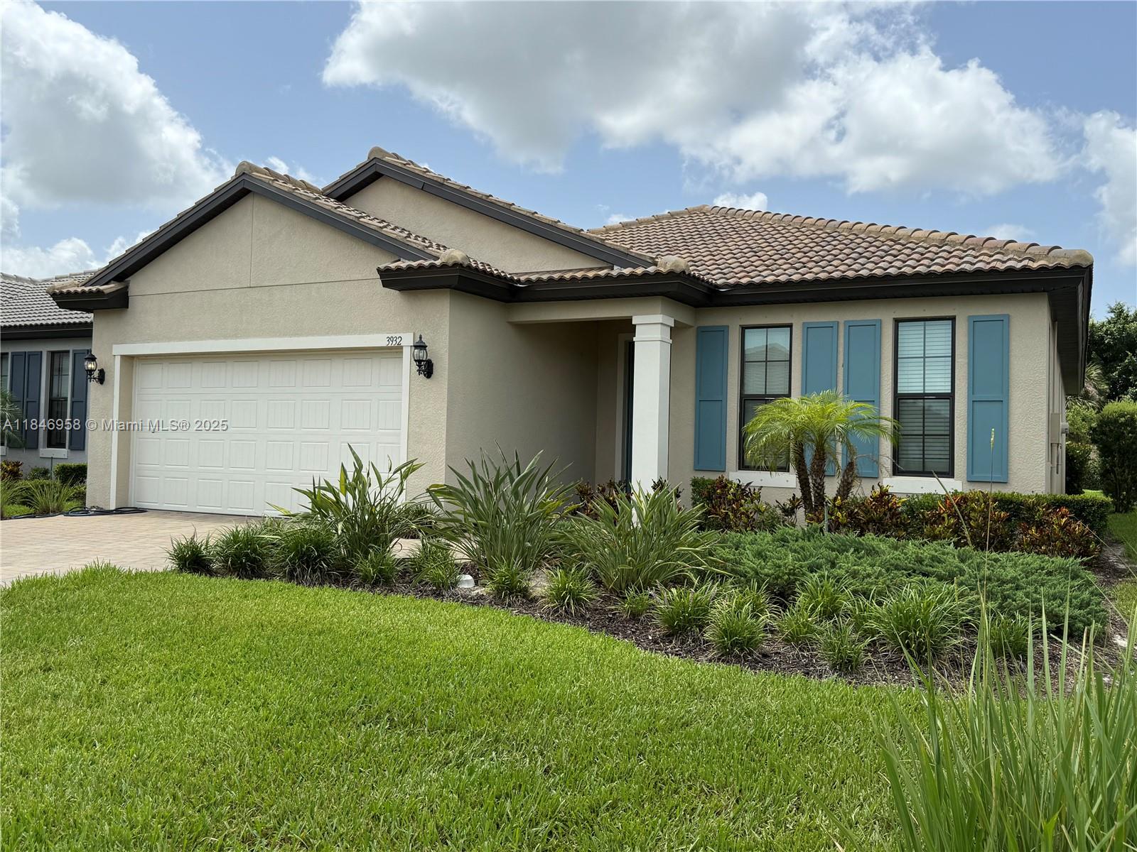 Single Family Home 4 bedrooms, 3 Bathrooms in the gated Eagle Reserve community in Fort Mayers, it has a nice patio, granite countertops, stainless steel appliances, wood cabinets, 2 car garage, garden maintenance by the association, the community has a nice trail to walk. this is conveniently located just a mile off of I-75 with a short drive to the local beaches. Eagle Reserve is very well-maintained community offering an oversized pool, it is located near to a great restaurants, parks and shopping centers.