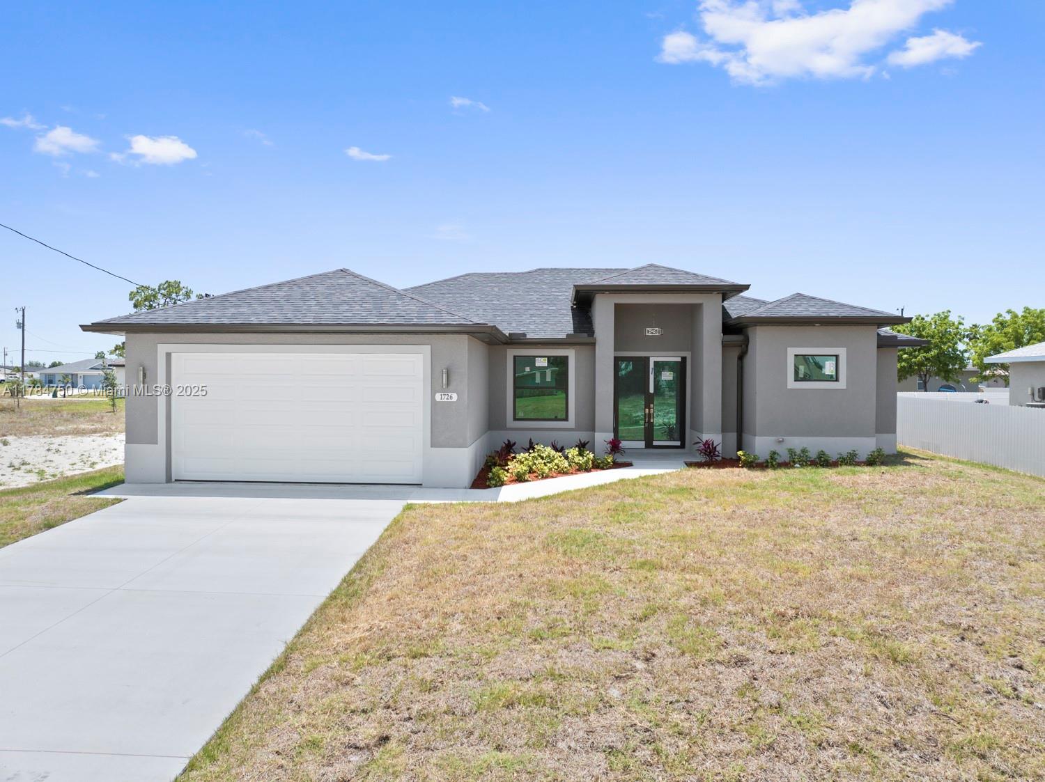 1726 Nw 20th Terrace, Cape Coral, Lee County, Florida - 3 Bedrooms  
2 Bathrooms - 