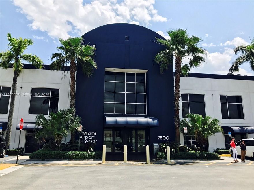 Exceptional opportunity for office space just off the Palmetto Expressway. This second-floor office suites (Stes: 205&297) feature 1,801 SF with a flexible layout with a combination of private offices and open workspace, reception, glass conference room, bathroom, and kitchenette. With 3 separate entrances, the suite is currently configured into three distinct areas, making it ideal for an owner-user or investor seeking the ability to lease a portion of the space while retaining room for future expansion.

Western-facing windows and a skylight in the open area provide abundant natural light. The two-story office tower design accommodates a wide range of uses and offers excellent connectivity, visibility, and convenience, including 24/7 access, nighttime and weekend security, and ample on-site parking for employees and clients.

Located within the Miami Airport Center, a master-planned business park at one of Miami-Dade County’s most prominent intersections and just steps from Doral, the property benefits from attractive landscaping and a well-designed office environment that fosters a professional, community-oriented atmosphere. Situated at the intersection of NW 25th Street and the Palmetto Expressway, and just minutes from Miami International Airport and major highways, this location delivers an exceptional blend of accessibility, functionality, and long-term value.
