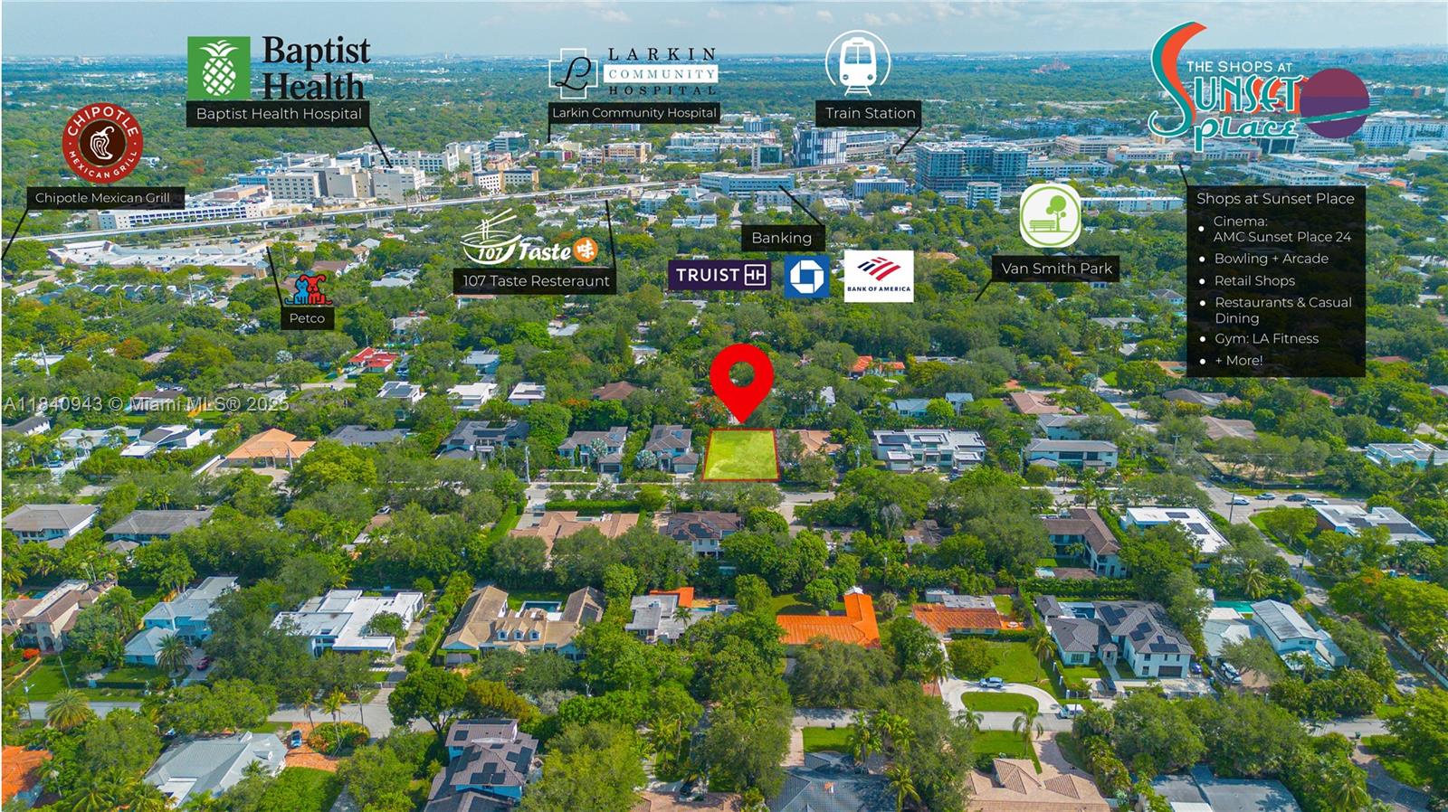 An exceptional opportunity to build your custom dream home on this spacious 11,500 sq ft lot in the heart of South Miami. Perfectly located on a quiet, tree-lined street and surrounded by beautiful modern estates, this property offers the ideal setting for a luxury single-family residence.
The lot is cleared and ready for development, with public water, sewer, and electric utilities available at the street. There’s ample room for a large home, pool, outdoor entertainment area, and lush landscaping — limited only by your imagination.
Located minutes from Coral Gables, the University of Miami, and top-rated schools, this is one of the few remaining buildable lots in a neighborhood experiencing strong growth and new construction.