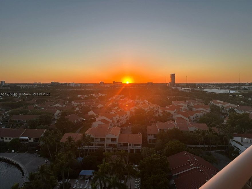 Experience breathtaking views from this stunning 15th-floor penthouse in Portsview at the Waterways—one of the best locations in Aventura! This beautifully designed 2-bedroom, 2-bathrooms with a balcony overlooking the water. This unit is the EPITOME of waterfront luxury with countless upgrades that you MUST see for yourself! Enjoy resort-style living in this gated community with exceptional amenities, including two pools, a fitness center, tennis courts, a stylish party room, and scenic walking paths surrounded by lush greenery. Conveniently located within walking distance to Houses of Worship, Don Soffer High School, Waterways Park & Marina, Whole Foods, and Aventura Mall.