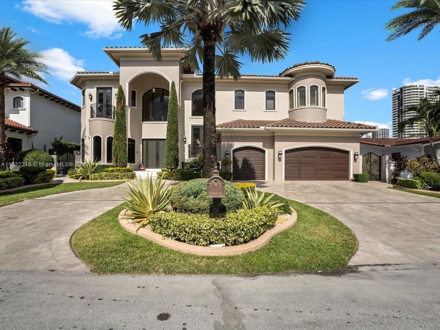 Luxury Waterfront Living with an excellent location close to entertainment, schools and parks. This stunning 6-bedroom, 6.5-bath home features Kalacatta marble flooring throughout, spacious living areas, and a gourmet kitchen with high-end finishes. Enjoy outdoor living with a sparkling pool, outdoor kitchen, and barbecue area, perfect for entertaining. Boating enthusiasts will love the private dock, accommodating up to a 85-foot yacht with direct ocean access with no fix bridges. Located in a prime waterfront neighborhood, this home offers elegance, comfort, and breathtaking views. This luxury home has impact windows throughout, smart home components and high end finishes that will take your breath away including an elevator that takes you to your second floor.