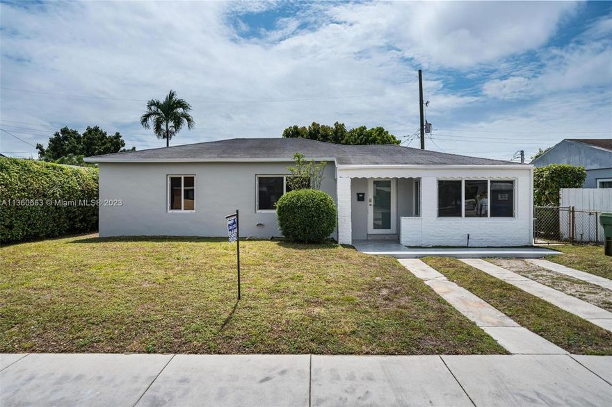 Beautiful 3 bedroom 2 bath home with easy access to Major Highways, Downtown Miami and the Airport. This home has been updated with new impact windows & doors, updated bathrooms, updated roof, updated electrical and a backyard for enjoying the Florida lifestyle. Move in and enjoy.