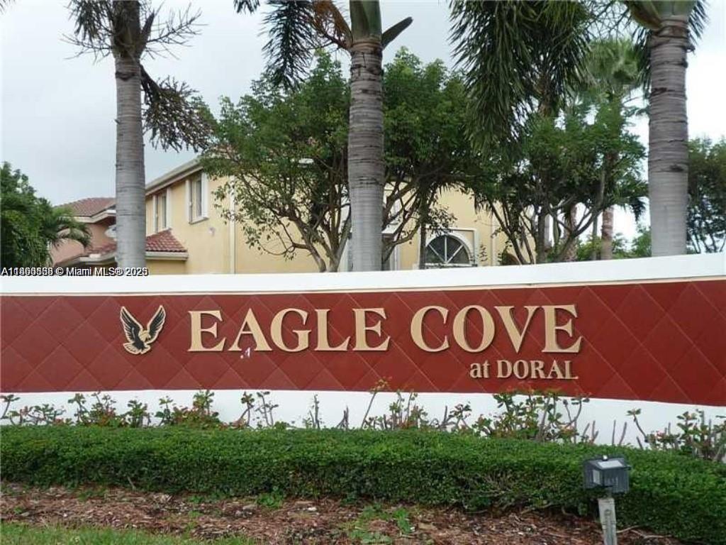 LOCATION, LOCATION, LOCATION!! AMAZING 2/2.5 AT EAGLE COVE DORAL!!! Both bedrooms boast ample walk-in closets, while the primary suite includes extra storage. Located within a tranquil gated community with a low HOA, nice pool. Dual entrances on NW 112th and NW 109th close access to the Turnpike, 826, 836, and nearby banks, restaurants, Downtown Doral, top rated "A" school, Miami International Airport and much more. Enjoy the life!! LA VIDA ES BELLA!!!!