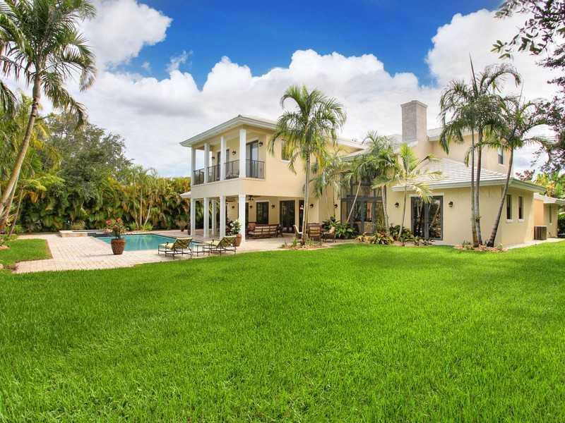 WALK TO DOWNTOWN SOUTH MIAMI!! Ditch your car. Bright, open and airy living. Downstairs features floor-to-ceiling windows, fireplace & 3 bedrooms, allowing for great flexibility. The most important feature is the huge kitchen and family room, one big spac e that opens to the backyard - covered patio, pool, full cabana & large grassy area. Wired speaker system throughout the house. If you are looking for the perfect family home in the perfect family neighborhood, then look no further than the SoMi Local.