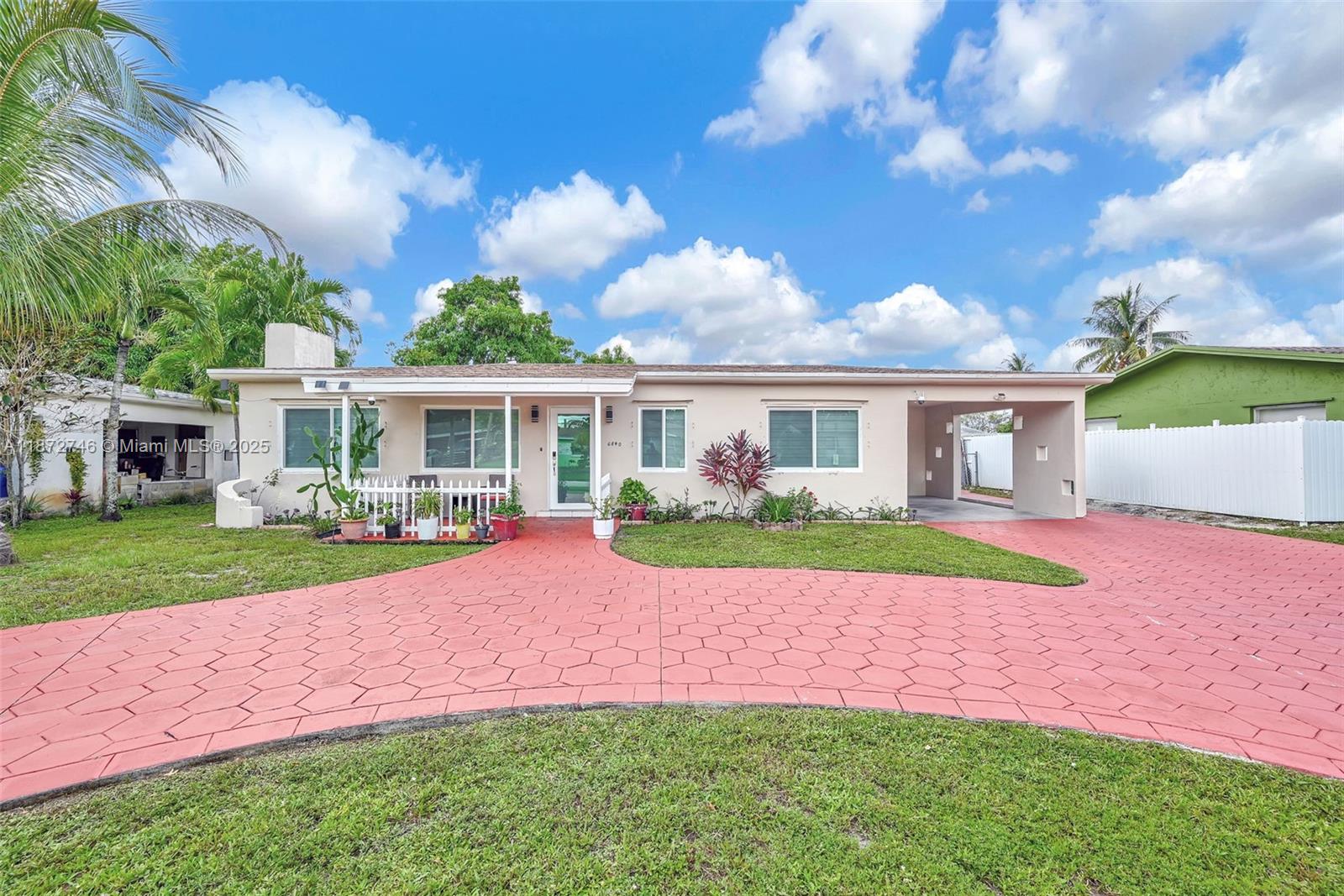 This remodeled three-bedroom, two-bathroom home is ready to move in with a full list of recent upgrades. The property features a freshly painted circular driveway, new interior paint, brand-new kitchen appliances, a new water heater, updated bathrooms, modern fixtures, and new lighting inside and out. Impact windows have been installed for safety and efficiency. The backyard includes mature fruit trees and plenty of space for outdoor entertaining, while the front porch offers a comfortable spot to enjoy your mornings. The home is centrally located close to shopping, dining, and major highways, providing both convenience and comfort. Lawn maintenance and internet are included, making this a move-in ready opportunity you don’t want to miss. Schedule a showing today.