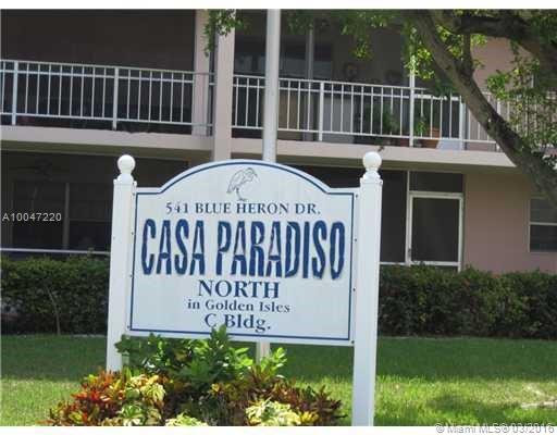 Excellent opportunity to rent in Casa Paradiso, a quiet community in a great location in Hallandale Beach. The lovely and quiet neighborhood has parks, tennis courts and is right around the corner from the Diplomat Mall where there are supermarkets, stores, and restaurants. The apartment features 1 Bed 1 bath with beautiful views to the pool and the gardens. Walk to the beaches, shops and to the newly renovated GulfStream Racetrack and Casino. NO PETS. Please read brokers remarks.