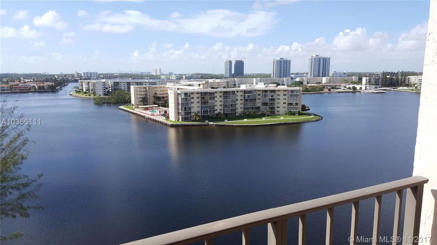 WONDERFUL 1 BED/1 and 1/2 BATH WITH BEAUTIFUL WATER AND CITY VIEWS IN THE HEART OF AVENTURA. RECENTLY PAINTED AND REMODELED. LARGE BALCONY. LOTS OF STORAGE. TILE FLOOR, CARPET IN BEDROOMS. ASSIGNED PARKING COVERED SPACE, VALET, 2 POOLS, ,HOT TUB, TENNIS COURT, FITNESS CENTER, BASKETBALL COURT, SAUNA ETC. CLOSE TO AVENTURA MALL, OLETA RIVER STATE PARK, FRESH MARKET, WALGREENS, PUBLIX, ETC. EASY TO SHOW, VACANT.