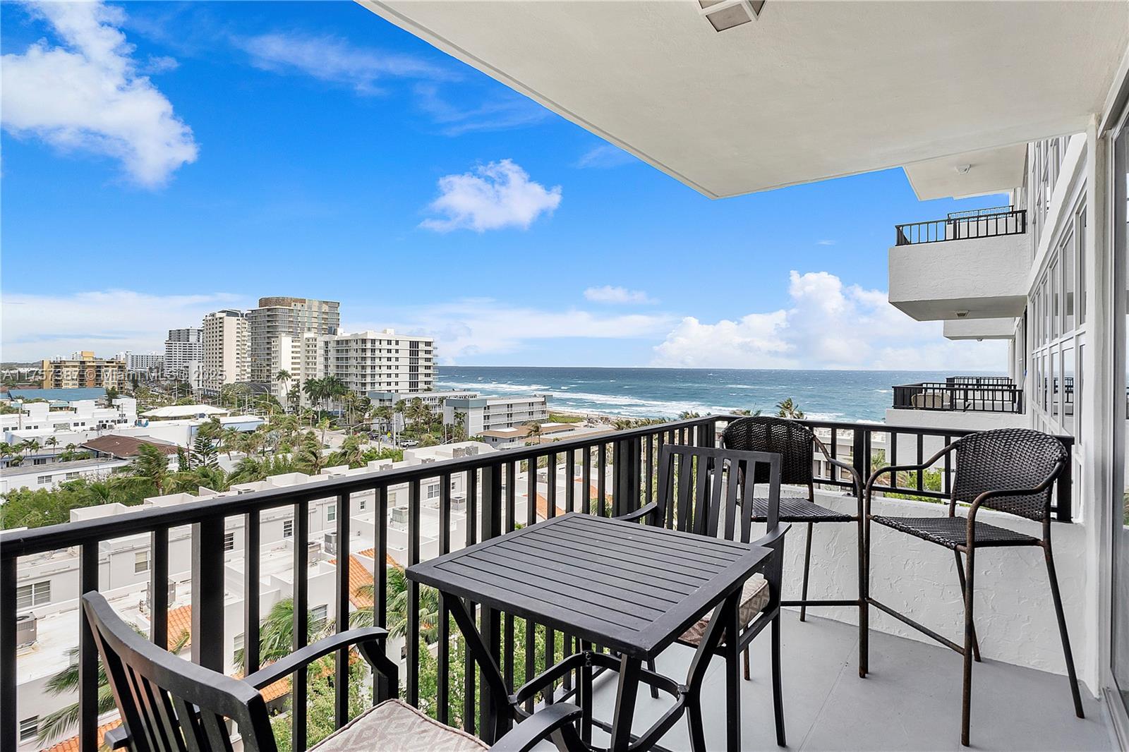 Rental Property at 531 N Ocean Blvd 1005, Pompano Beach, Broward County, Florida - Bedrooms: 2 
Bathrooms: 2  - $3,200 MO.