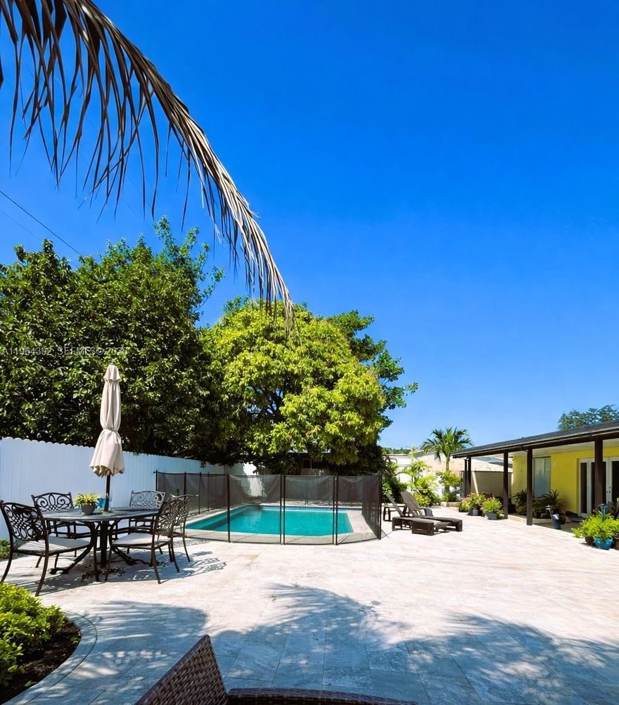 Beautifully maintained 3BD/2BA residence in sought-after South Miami Heights. This home features a bright designer kitchen with granite countertops, stainless steel appliances, and generous cabinetry. Enjoy a NEW in-ground pool perfect for entertaining, hurricane shutters, and high-impact front and rear doors for added security and peace of mind. High-efficiency appliances and central A/C enhance comfort and energy savings. Situated on a spacious lot in a stable neighborhood with strong market demand, near major highways, parks, shopping, and schools. Recent 01/2026 appraisal available upon request; priced in line with appraised value.