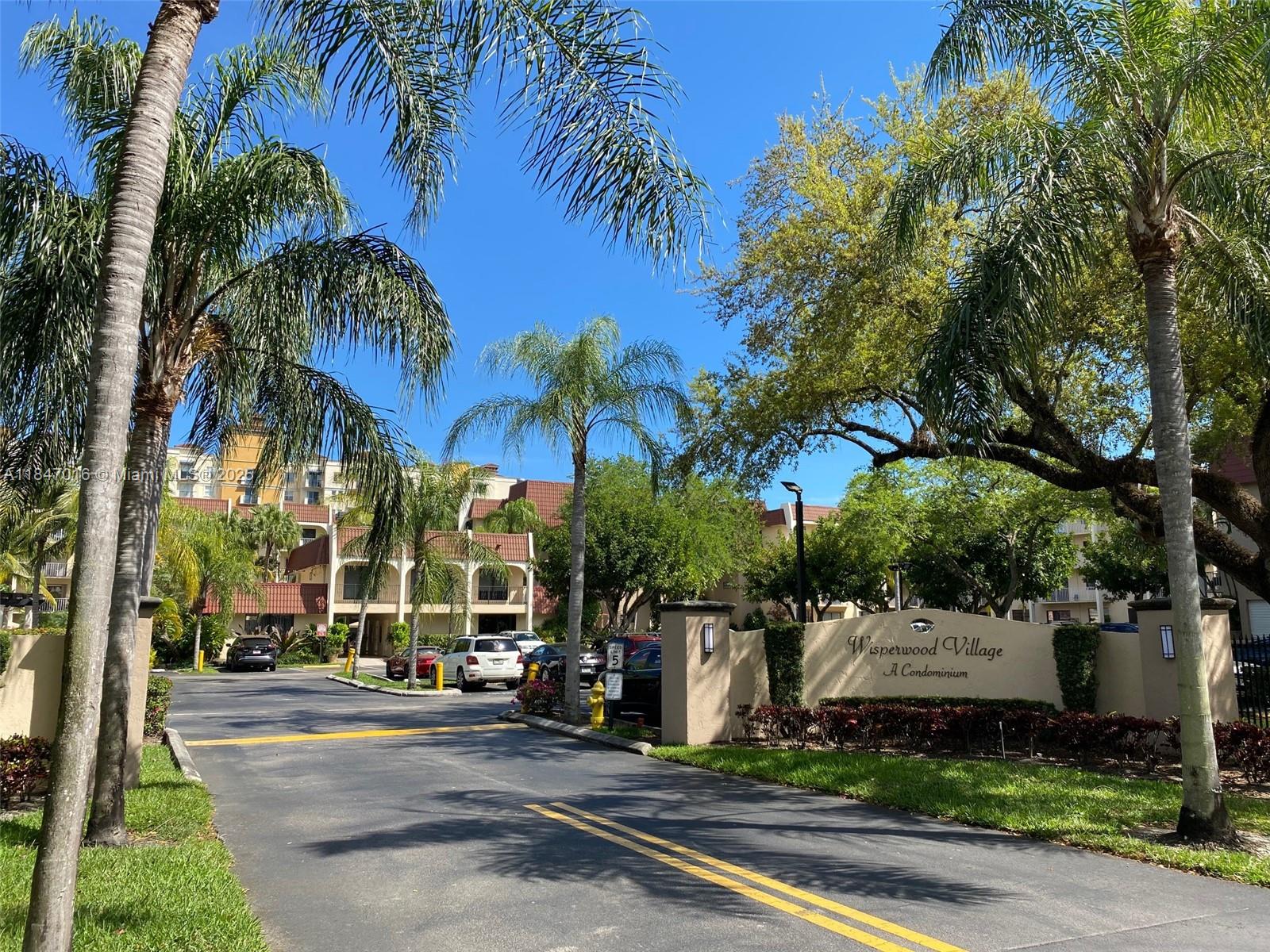 Location! Location! Location! Unit is tucked away on a quiet tree lined street close to Baptist Hospital and Downtown Dadeland! Nicely updated and freshly painted! Kitchen with wooden cabinetry and granite counters. Split and comfortable floor plan. Spacious open balcony overlooks tree canopy and tennis courts. Air Conditioned common laundry at first floor. Amenities galore ! Management on site. One assigned parking space, second car must be registered with HOA first come/first serve bases. To preview is to rent!