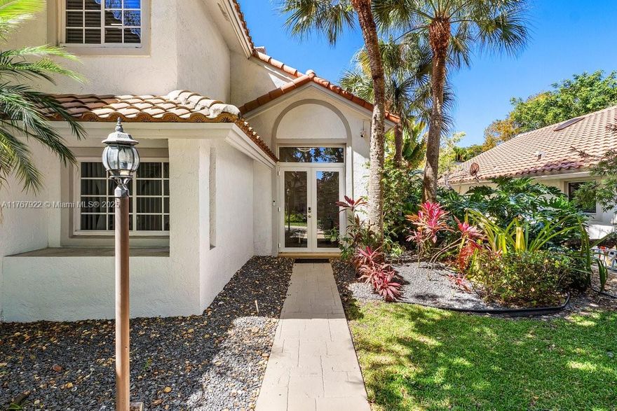 4-bedroom, 4-bath home with a den/office, located in the desirable Palm Aire Golf Community of Pompano Beach! Features an open, light-filled floor plan featuring high ceilings, sleek finishes, and contemporary design throughout. Kitchen features stainless steel appliances and quartz countertops. Saltwater pool, surrounded by a spacious screened in patio and tropical landscaping—perfect for outdoor living and entertaining. Hurricane-impact windows and doors. Palm Aire offers an active, family friendly community. Community also offers Tennis Courts, Sports Complex and access to Golf Courses. The HOA is $382 monthly (Paid quarterly) covers Cable, Internet, Landscaping, Roof Pressure Cleaning once a year and Exterior Home Painting every 3 years - making maintenance a breeze.