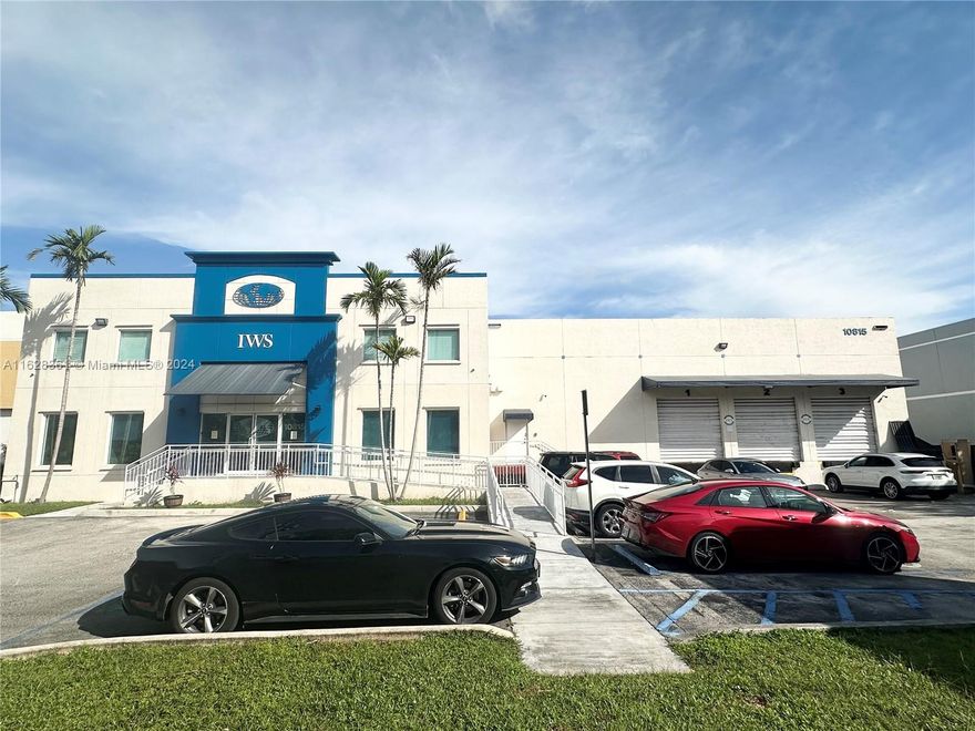 Rarely available warehouse in the heart of City of Doral, perfect for a mid-size business or investment, impact windows, 17 parking spaces, two stories, eight offices, two bathrooms, kitchen, 10,146 S.F space boasting a 21,840 lot, Three high docks bays, 20 plus feet high ceilings.

Side by side new commercial site Bridge Point Doral, adding value to investment.

Any and all offers are considered